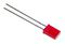 MP007947 - Rectangular LED, Super Red, 2mm x 5mm, 20mA, 1.9V, 637nm