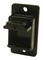 CP30641X1 - Slim Feedtrhough Blanking Plate, Black Plastic, 3.2mm Holes