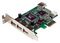 PEXUSB4DP - 4-Port PCI-Ex Low Profile High Speed USB Card