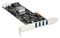 PEXUSB3S44V - 4 Port USB 3.0 5Gbps PCI-Ex Card, 4x USB-A
