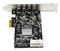 PEXUSB3S44V - 4 Port USB 3.0 5Gbps PCI-Ex Card, 4x USB-A