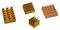 110991329 - Heat Sink Kit for Raspberry Pi 4, Gold & Copper