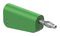 64.1042-25 - 4mm Plug, Grn/Grey, 32A, Solder, Nickel