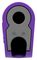 64.1042-26 - 4mm Plug, Violt/Gry, 32A, Solder, Nickel