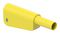 66.2019-24 - 4mm Stackable Banana Plug with Spring Loaded Multilam, 1kV, 19A, Yellow