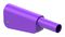 66.2021-26 - 4mm Stackable Banana Plug with Spring Loaded Multilam, 1kV, 19A, Violet