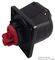 410306SW - 16A, 230V, Panel Mount CEE Socket, 2P+E, Black, IP44