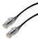 2994-1BK - Slim Cat6 UTP LSOH Ethernet Patch Lead, 1m Black