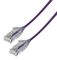 2994-2PR - Slim Cat6 UTP LSOH Ethernet Patch Lead, 2m Purple
