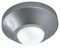 4058075270855 - 1.7W NightLux Battery Ceiling Light with PIR Sensor, 4000K, Cool White, 105lm, Silver, IP20