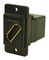 CP30788MB3 - Dual Slim 8K HDMI Socket to 8K HDMI Socket Feedthrough Connector, Black Metal Frame, M3 Holes