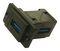 CP30755 - Dual Slim USB 3.0 Type A Socket to USB 3.0 Type A Right Angle Socket Feedthrough Connector, Black Plastic Frame, CSK Holes