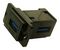 CP30755MB - Dual Slim USB 3.0 Type A Socket to USB 3.0 Type A Right Angle Socket Feedthrough Connector, Black, Metal Frame, CSK Holes
