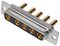MHCDS5W5S2 - 5W5 Combination Power and Signal D Sub Socket, Vertical Solder Pins, 20A