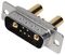 MHCDS7W2P4 - 7W2 Combination Power and Signal D Sub Plug, Vertical Solder Cup, 40A