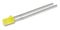 L-1413YDT - Cylindrical Yellow LED, 4mm, 20mA, 2.1V, 590nm