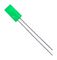 L-383GDT - LED, Rectangular, Green