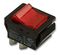 C1553VQNAI - Red Illuminated Rocker Switch, On Off, DPST, 250V AC, 16A