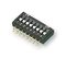 MCDHA-08TQR - DIP Switch, Slide Actuator, 8 Way, Half Pitch, SPST, 24V DC, 25mA, SMD