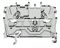 2002-1201 - 2 Conduct Through Terminal Block, Push in Cage Clamp, 35mm DIN Rail Mount, 22AWG to 12AWG, 800V, 24A, Grey