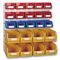 HANDY PACK 'C' - Wall Mounted Louvred Storage Panel with 23 Bins