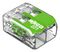 221-422 - 2 Pole Terminal Block / Splicing Connector with Lever Lock, 4mm, 450V, 32A, Green Range, ECO Friendly