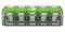 221-425 - 5 Pole Terminal Block / Splicing Connector with Lever Lock, 4mm, 450V, 32A, Green Range,  ECO Friendly