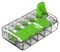 221-425 - 5 Pole Terminal Block / Splicing Connector with Lever Lock, 4mm, 450V, 32A, Green Range,  ECO Friendly