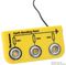231275 - ESD Earth Bonding Point Bar - 3x 10mm Studs Yellow 3m Cord