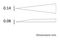 0C9 SA - 90mm Precision Tweezers, Straight Pointed Tips