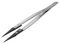 259 CF - 130mm Precision Tweezers, Very Fine Straight Pointed Replaceable Tips