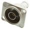 NBB75DFG - 75 ohm BNC Socket to Socket Panel Mount Feed Through Grounded Adaptor, D Shell