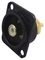 NF2D-B-9 - Phono D Socket, Black, White