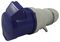 330306 - 32A, 230V, Cable Mount CEE Socket, 2P+E, Blue, IP44