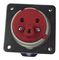 430306 - 32A, 230V, Panel Mount CEE Socket, 2P+E, Blue, IP44