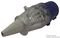 210306CL - 16A, 230V, Cable Mount CEE Plug, 2P+E, Blue with Transparent Cover, IP44