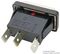 C5503ALNEA - Illuminated Rocker Switch, Off On, SPST, 250V AC, 16A, Red