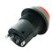 76-9711/439088R - Pushbutton Switch, IP67, Momentary, Red