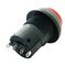 76-9712/439088R - Pushbutton Switch, IP67, Latching, Red