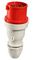 210 - 16A, 415V, Cable Mount CEE Plug, 3P+N+E, Red, IP44