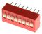 78B08ST - Switch, DIL, Slide, Tape Sealed, 8 Way