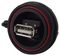 PX0842/A - USB Type A Front to USB Type B Rear Panel Mount Connector