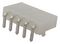39303055 - Mini-Fit Jr. Header, Single Row, Right Angle, with Snap-in Plastic Peg PCB Lock, 5 Way