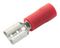 FDD1-187(5) - Red 4.8mm x 0.5 Female Push On Crimp Terminal, 100 Pack