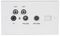PROOUT35RT - Quad Outlet Plate, SAT1/SAT2/TV/FM & DAB with Return & Telephone, 2-Gang