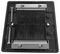 PROBPSB - 1 Gang Brush Plate, Black Plate & Black Brush