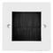 PROBPSWB - 1 Gang Brush Plate, White Plate & Black Brush