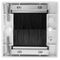 PROBPSWB - 1 Gang Brush Plate, White Plate & Black Brush