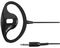 A069 - Mono Clip-on Headphone, Black
