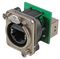 NE8FDP - etherCON Panel Mount RJ45 Socket with Feed Through Connection, 8 pin
